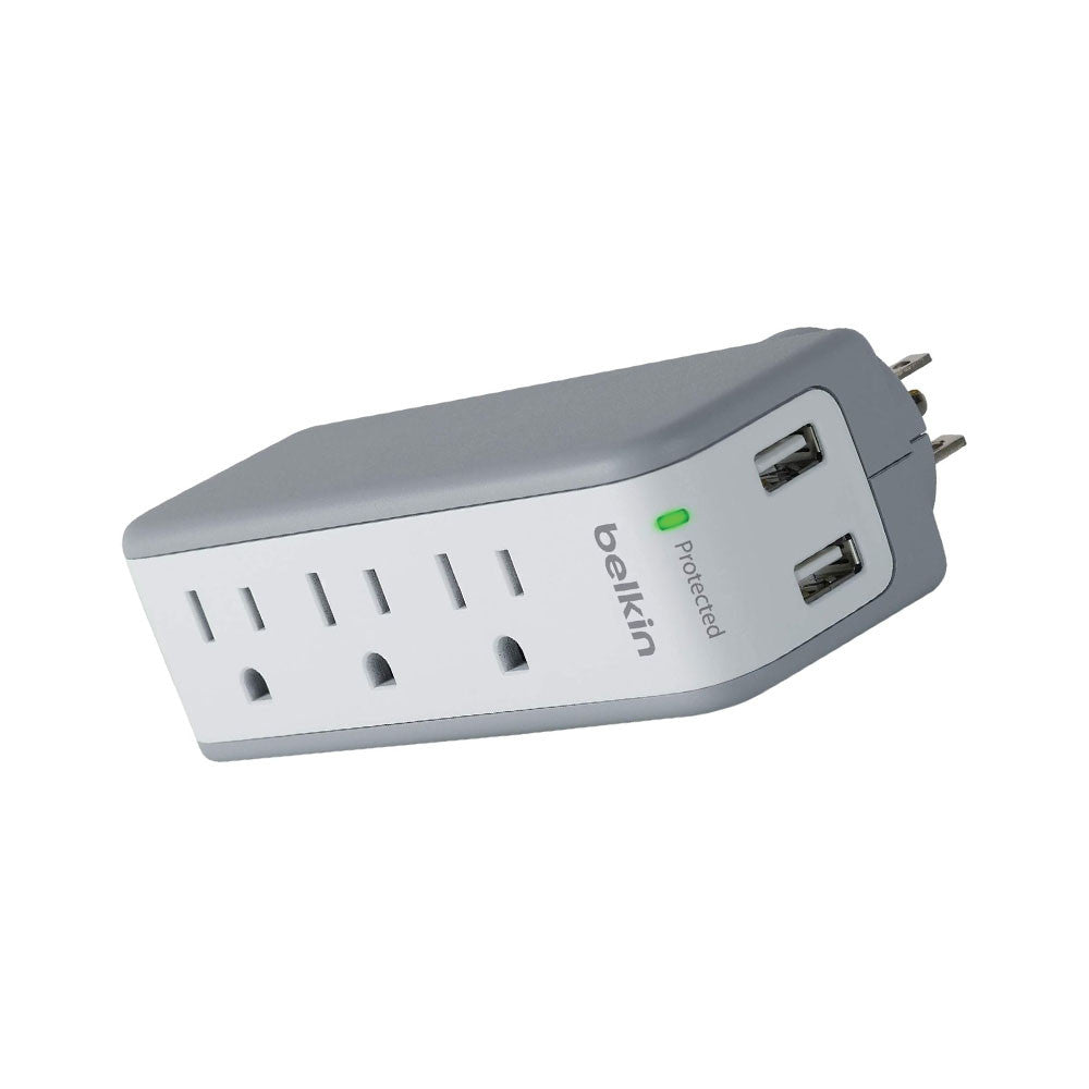 Belkin SurgePlus 3-Outlet Mini Travel Swivel Charger