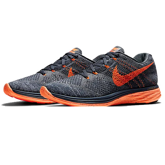 Nike Flyknit Lunar 3 Classic Charcoal Orange