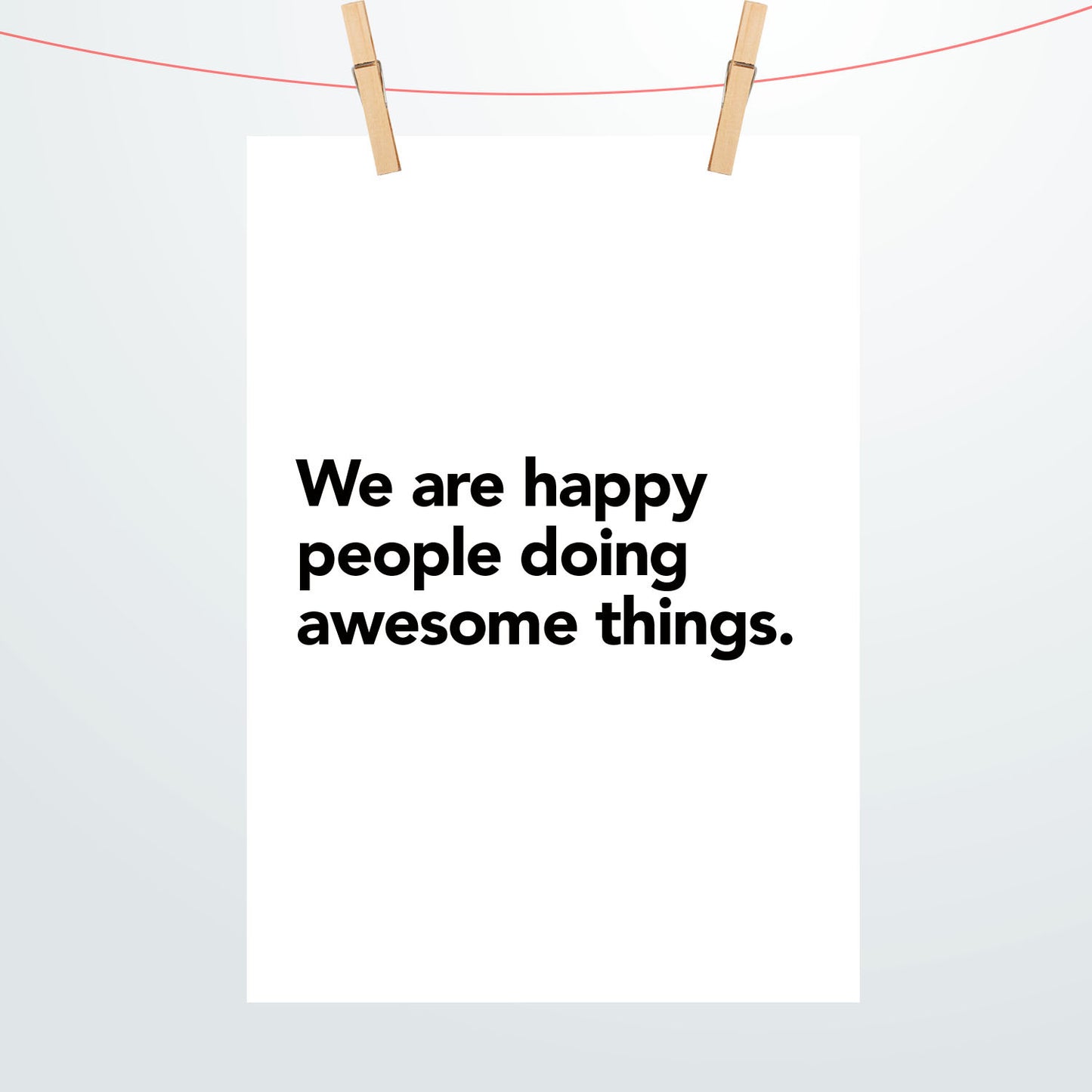 We are happy people Poster 1