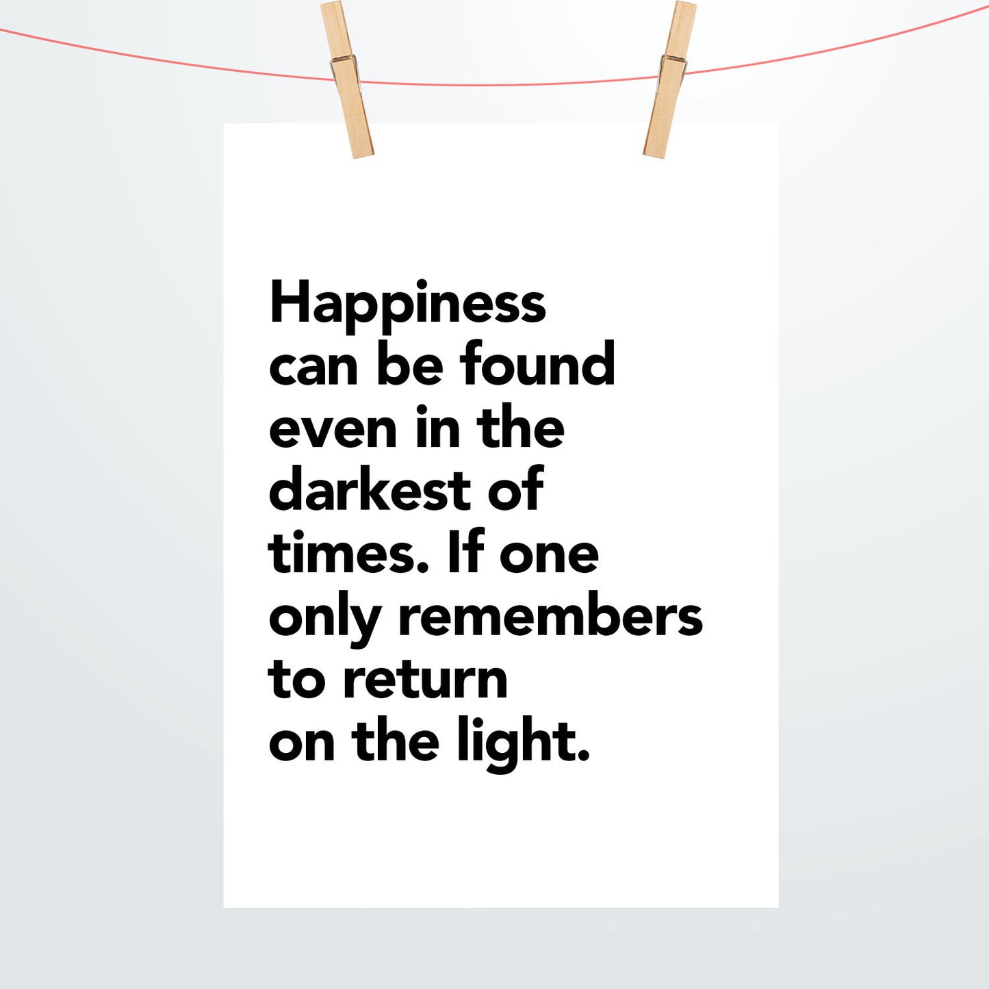 Happiness can be found Poster