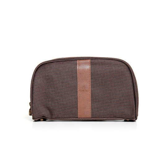 Emirates Business Class Men's Amenities Pouch Brown Special Canvas
